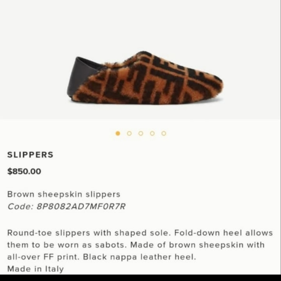 Fendi Shoes - S O L D , in another app Slipper Fendi